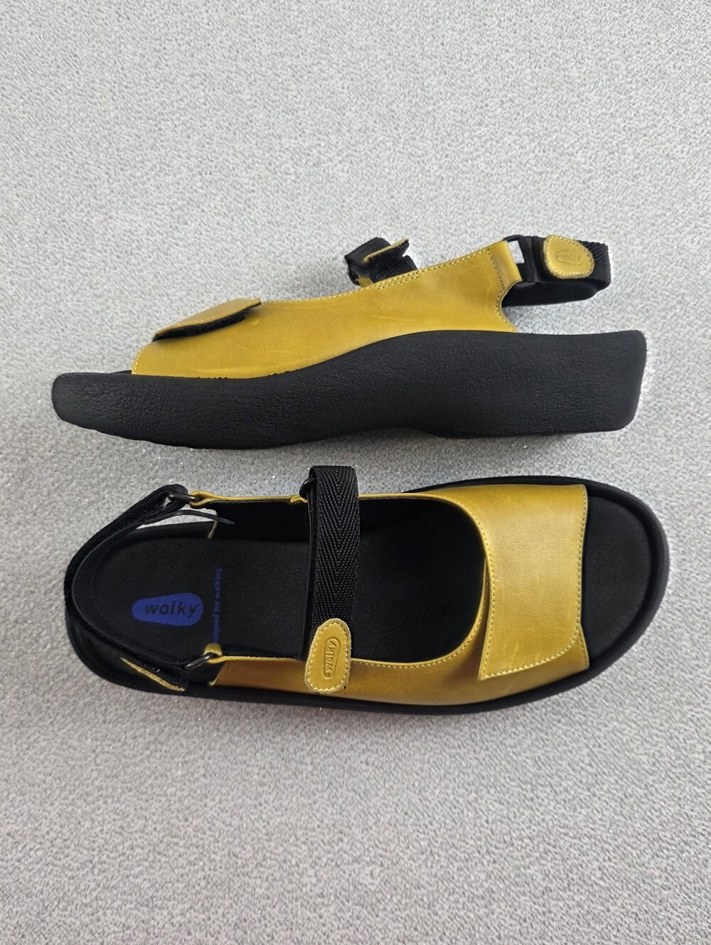 Wolky Jewel Sport Comfort Sandal Mustard Wmn's 43/12
